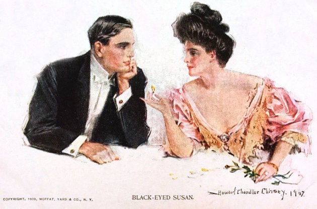 Postcard image by Howard Chandler Christy