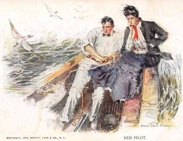 Postcard image by Howard Chandler Christy