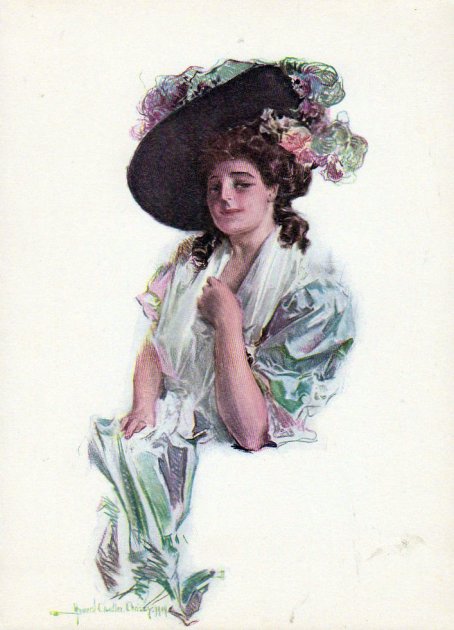 Postcard image by Howard Chandler Christy
