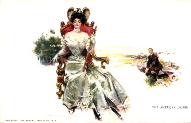 Postcard image by Howard Chandler Christy