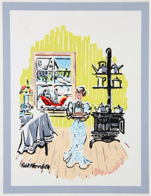 Published by Edward Gross Co., Inc., N.Y., U.S.A. ++ Painted by Robert Meredith, aka Rob't Meredith