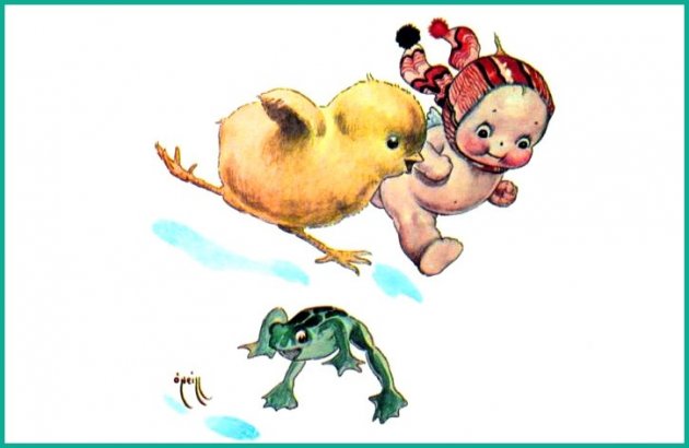 Kewpie Postcard by Rose ONeill