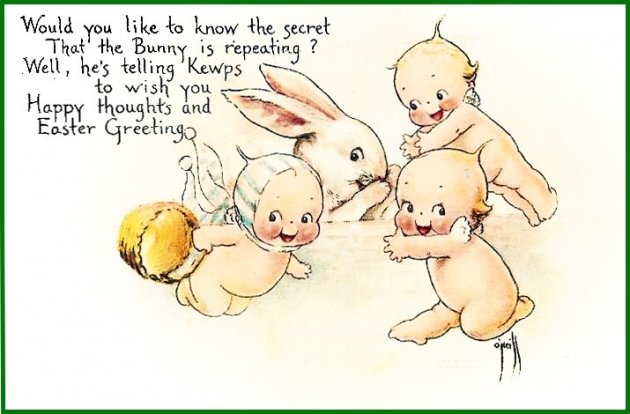 Kewpie Postcard by Rose ONeill