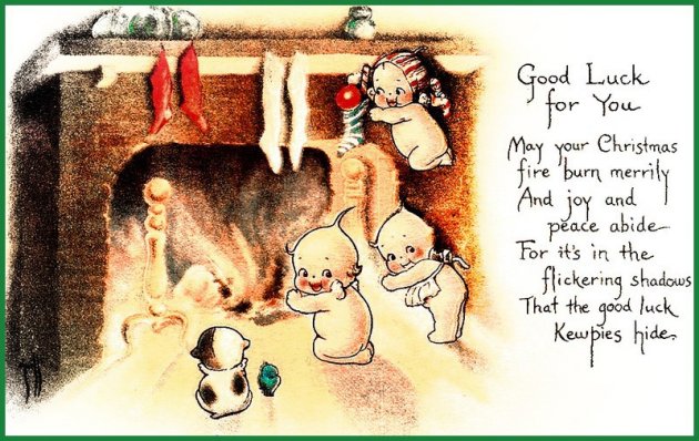 Kewpie Postcard by Rose ONeill