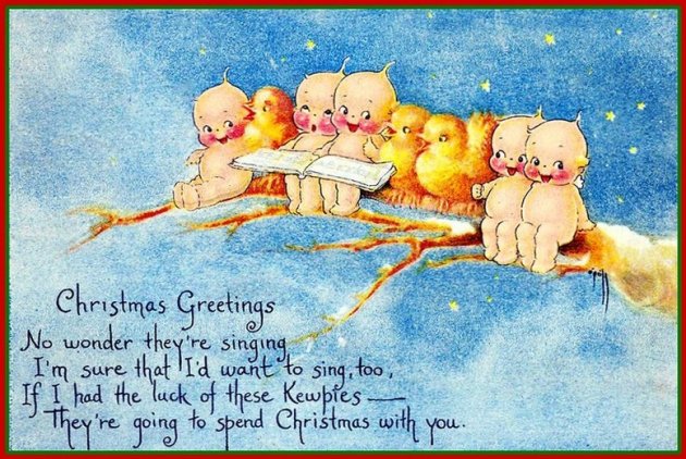 Kewpie Postcard by Rose ONeill