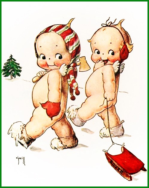 Kewpie Postcard by Rose ONeill