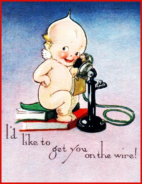 Kewpie Postcard by Rose ONeill