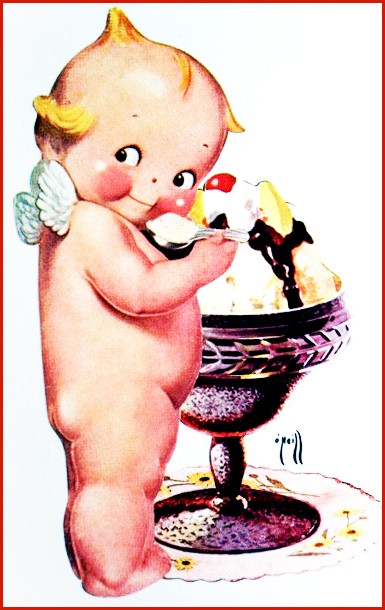 Kewpie Postcard by Rose ONeill