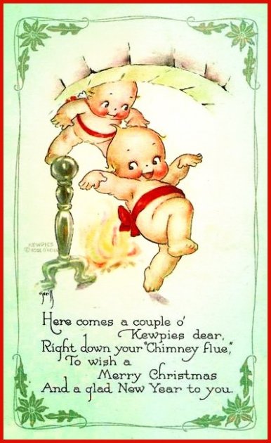 Kewpie Postcard by Rose ONeill