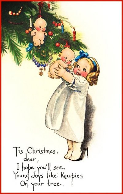 Kewpie Postcard by Rose ONeill