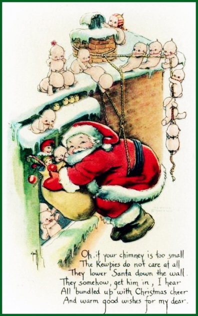 Kewpie Postcard by Rose ONeill