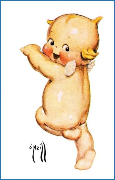 Kewpie Postcard by Rose ONeill