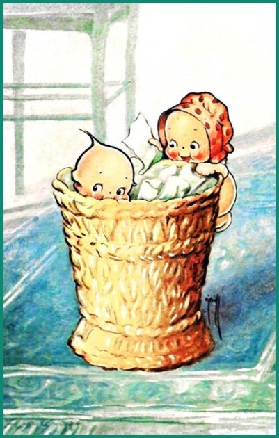 Kewpie Postcard by Rose ONeill