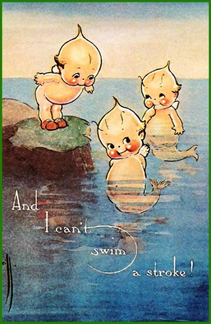 Kewpie Postcard by Rose ONeill