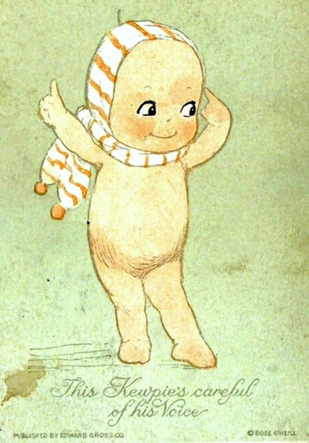 Kewpie Postcard by Rose ONeill